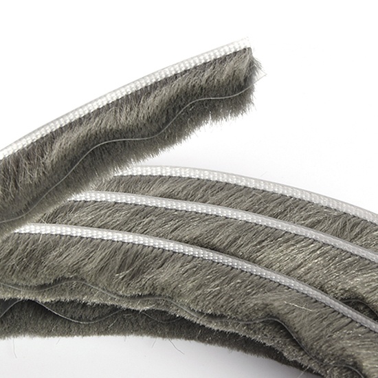 Fin pile weather strip