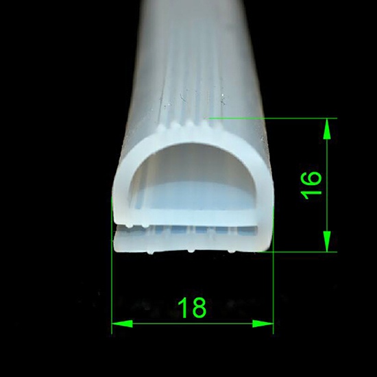 high temperature oven door silicone e shape rubber seal