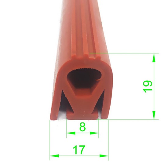 Heat Resistance Silicone rubber door seal for rice steaming cabinet