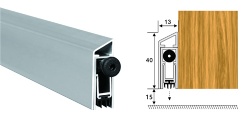 B012 Automatic door bottom drop down seals