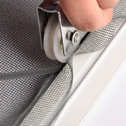 Window screen installation joint sealing and fixing rubber sealing strip