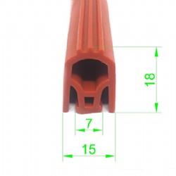 Heat Resistance Silicone rubber door seal for rice steaming cabinet