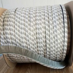 Self-adhesive pile weather strip