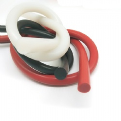 Round section Extruded Solid silicone Rubber Cord Strip