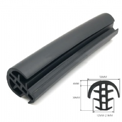 Custom T-Shape EPDM Extrusion Rubber Sealing Strip for Solar Photovoltaic Panel