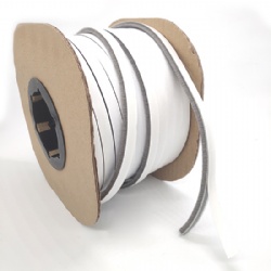 Adhesive wool pile weather stripping for door and windows