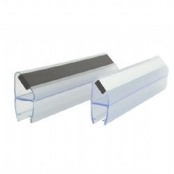 shower door glass rubber magnetic door seal strip