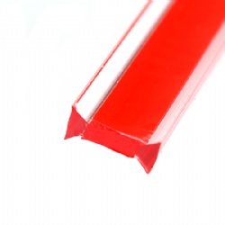 Ultra-transparent polycarbonate clear glass edge protection with VHB tape on double side