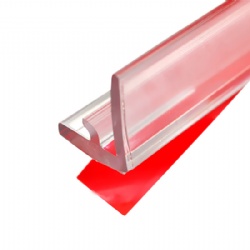 L shape Self-adhesive Translucent vinyl edge seal