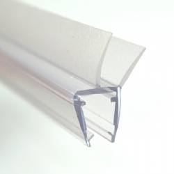 Frosted PVC Edging Seal Strip Frameless Shower Door Seals